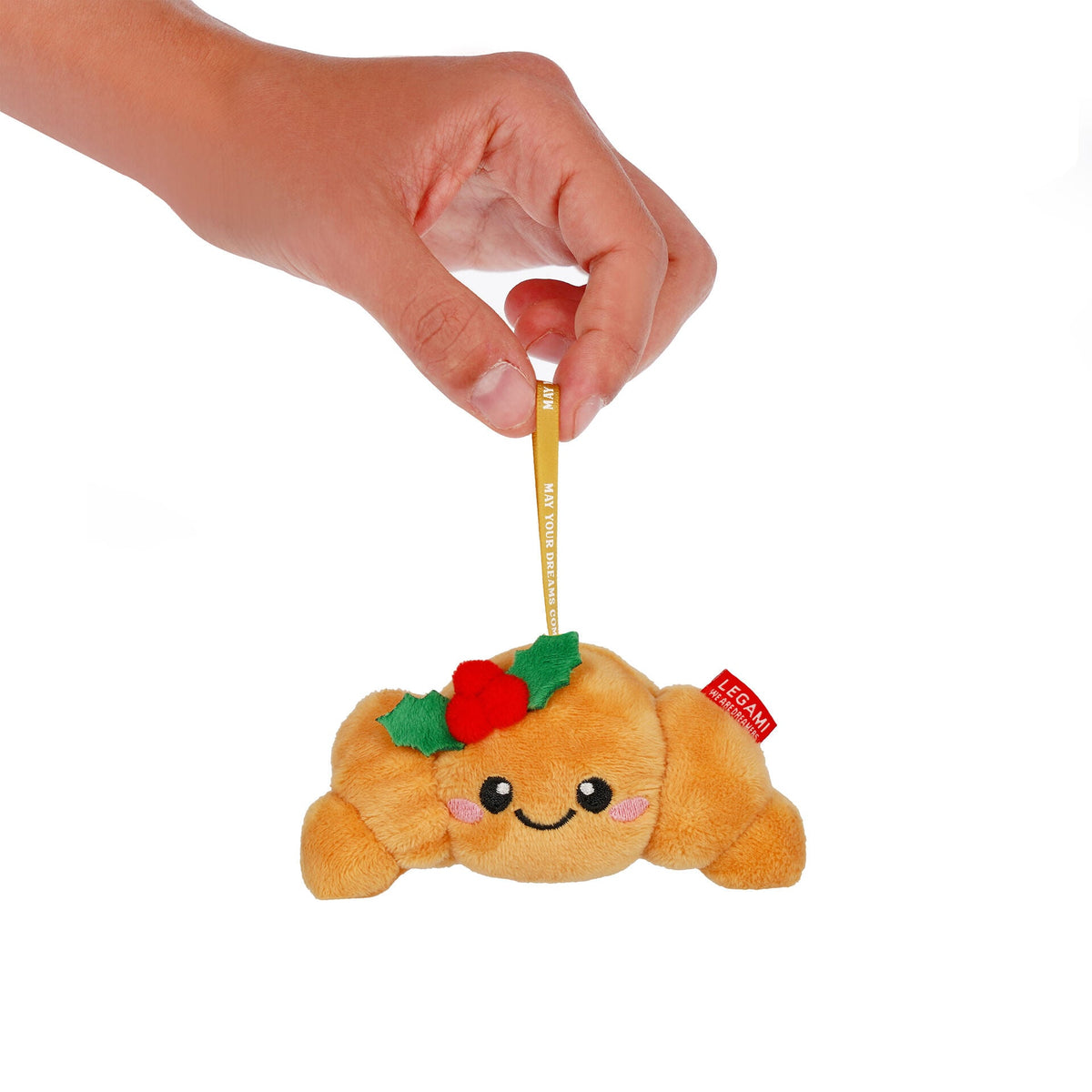 Enfeite de Natal em Peluche Legami Ho-Ho-Hornaments – Croissant