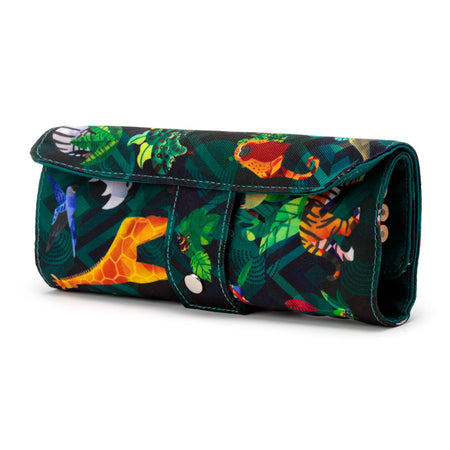 Reino Animal - Conjunto de 8 peças de papelaria reciclada em Lona - Papelaria Encantada