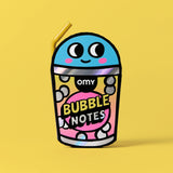 Bloco de Notas Adesivas OMY Sticky Notes Bubble Tea