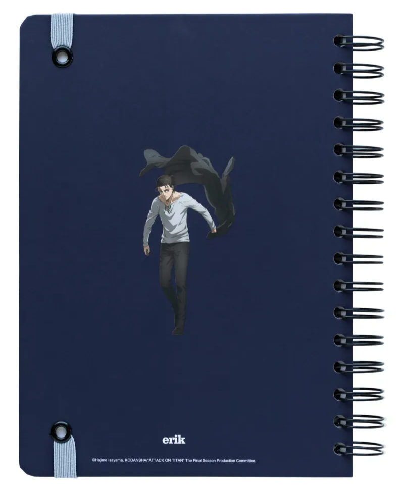 CADERNO CAPA DURA A5 ATTACK ON TITAN