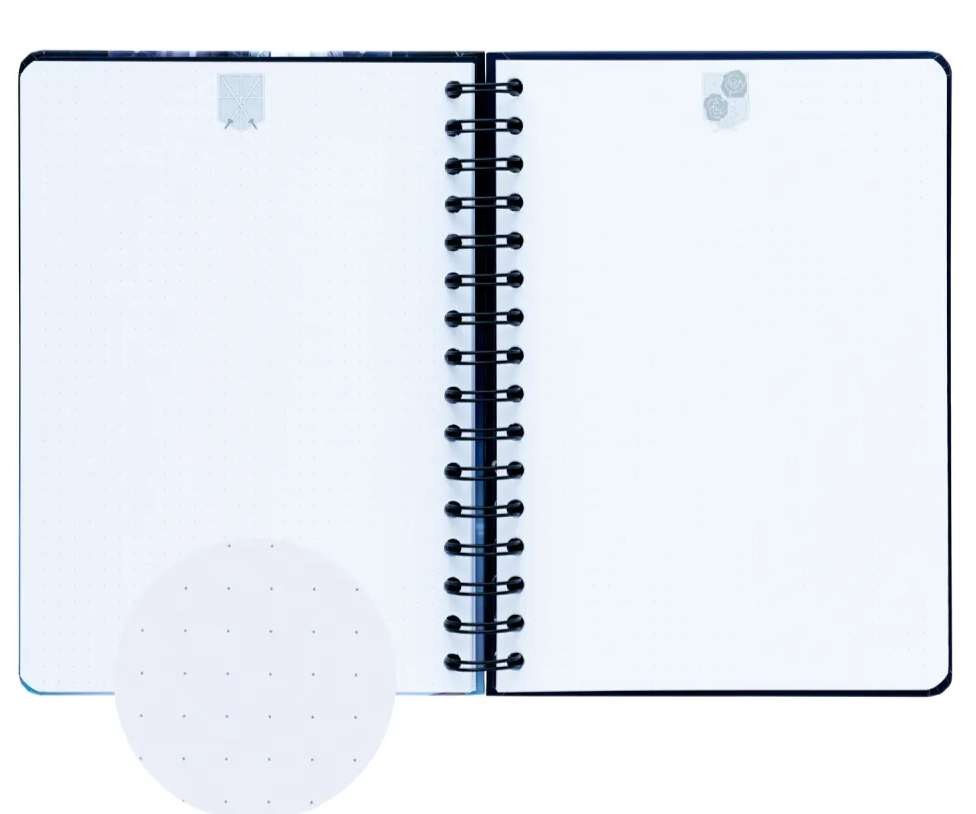 CADERNO CAPA DURA A5 ATTACK ON TITAN