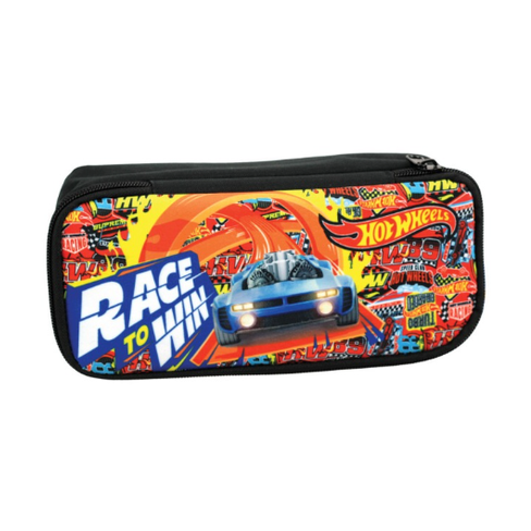 Estojo oval Hot Wheels