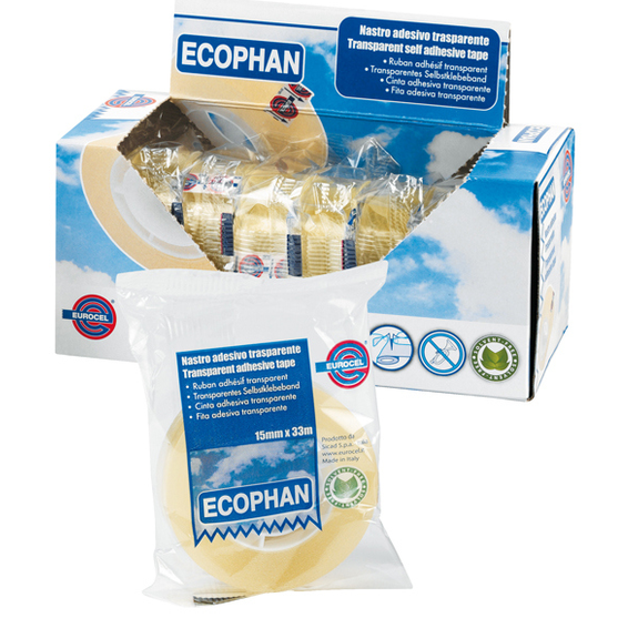 Fita cola ecophan 15mm x 33m
