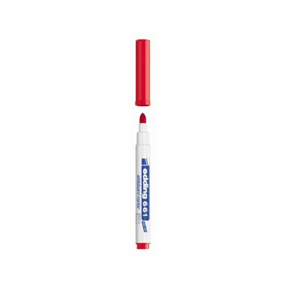 Marcador para quadro banco edding 661 Vermelho