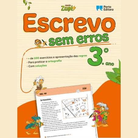 Missão Zupi - Escrevo sem erros 3 - Português - 3.º ano