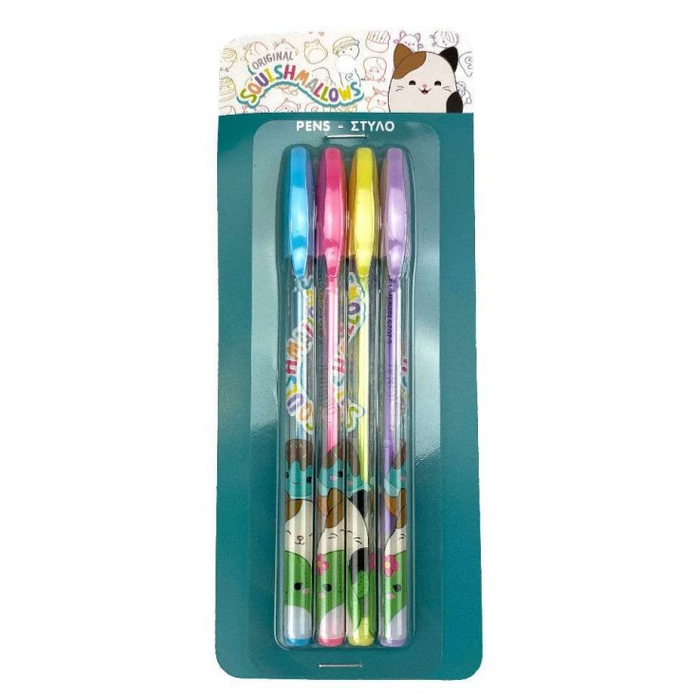 Squishmallows 4 Canetas