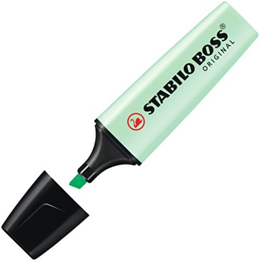 Sublinhador Stabilo verde menta pastel