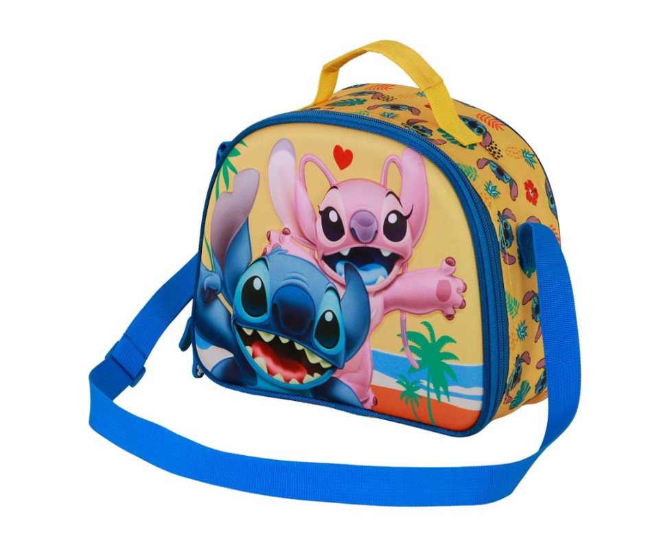 Lancheira térmica stitch e angel