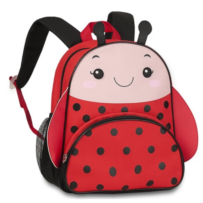 Mochila pré-escolar Joaninha 33cm
