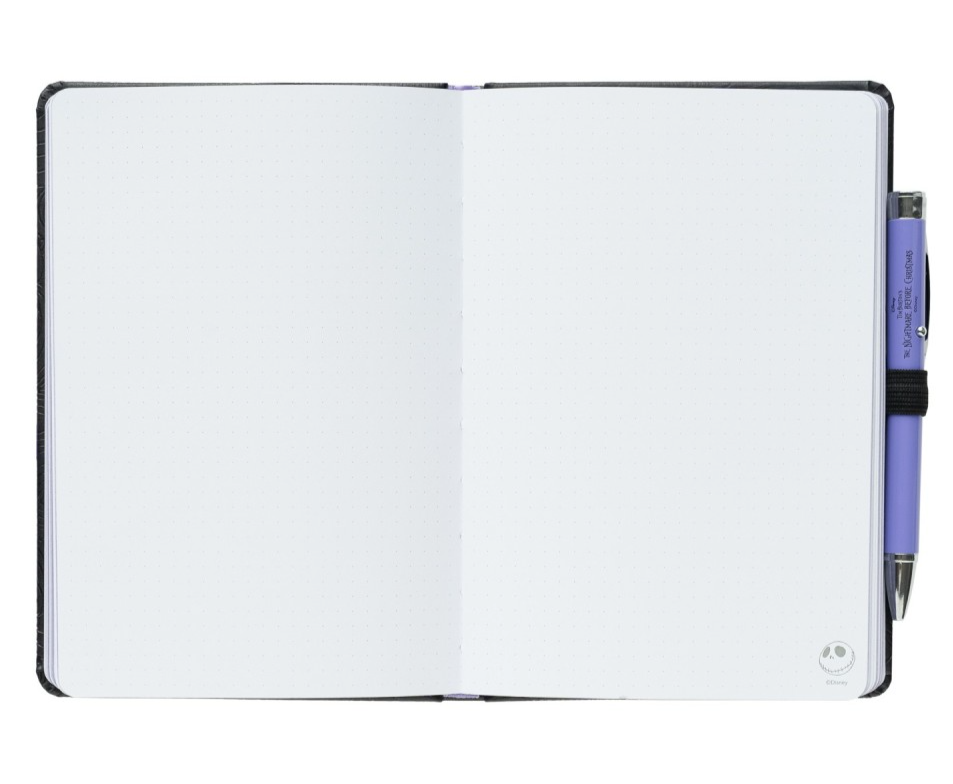 CADERNO PREMIUM A5 COM ESFEROGRÁFICA PROJECTORA O ESTRANHO MUNDO DE JACK