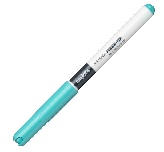 Marcador Carioca plus Prisma fiber-tip Turquesa