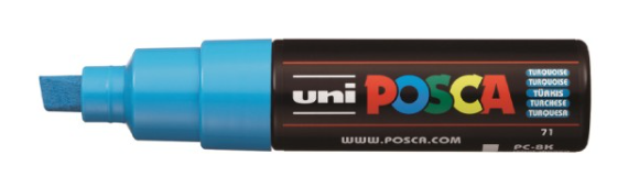 Marcador uni posca 8K Turquesa