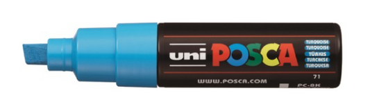 Marcador uni posca 8K Turquesa