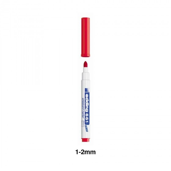 Marcador para quadro banco edding 661 Vermelho