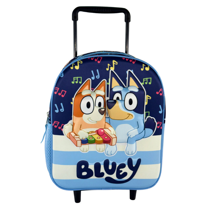 Trolley pré-escolar 3D Bluey Azul