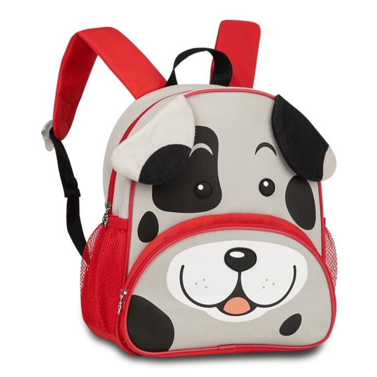 Mochila Pré-escolar Cãozinho branco 33CM