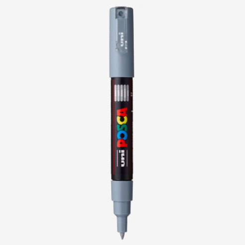Marcador Uni Posca 1M Cinza 61