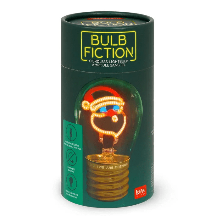 Candeeiro de mesa em forma de lâmpada - Pai Natal