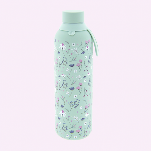 Garrafa de aço inoxidável 710ml Mint Dahlia Fest