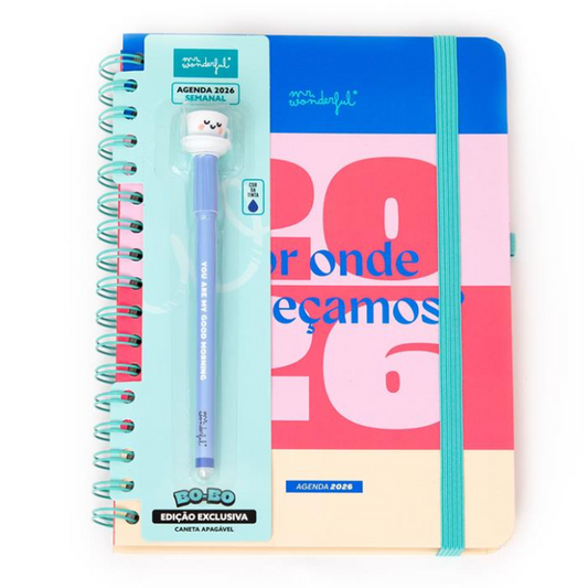 Agenda Office 2026 Semanal - Por onde começamos? Mr Wonderful
