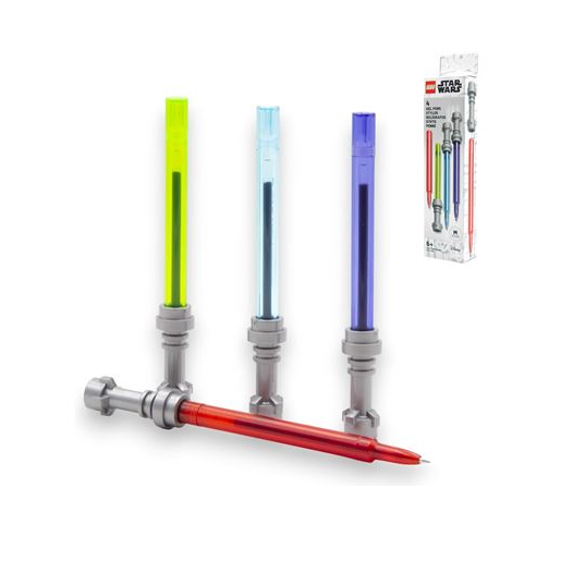 Canetas gel star wars - LEGO 4 unidades
