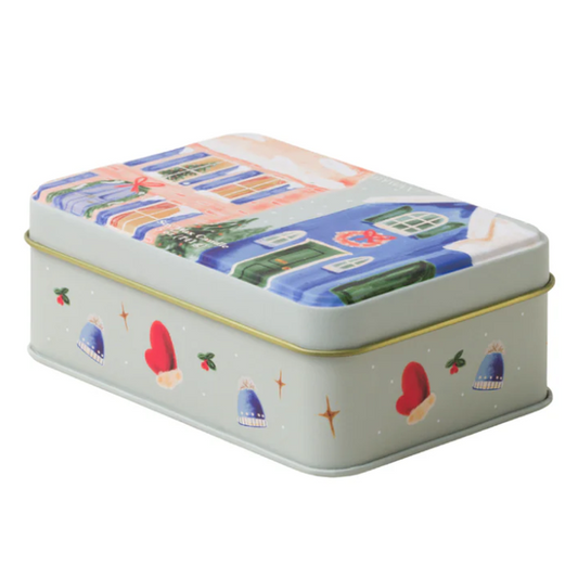 Vela de cera de soja para bairro de Natal | Bálsamo de inverno | 141g