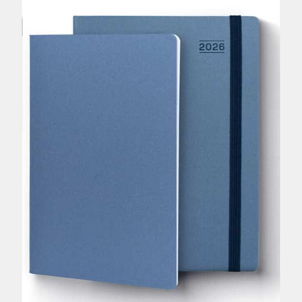 Agenda firmo 2026 Diária e Caderno Eco Blue, 140 x 210 mm, Azul