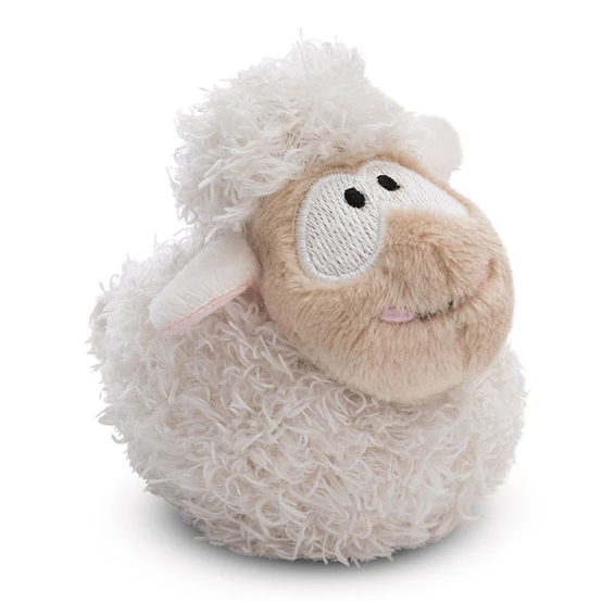 Peluche anti-stress Ovelha branca 8cm - Wooly Gang 2 NICI