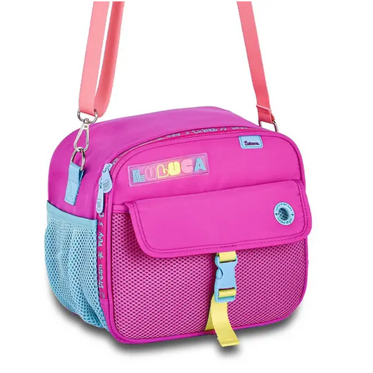 Lancheira Luluca Azul / Rosa