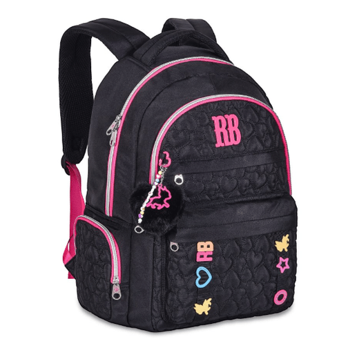 Mochila Rebecca Bonbon 44cm Preto