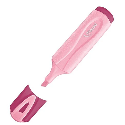 Sublinhador Maped Pastel Glitter - Rosa