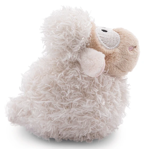 Peluche anti-stress Ovelha branca 8cm - Wooly Gang 2 NICI