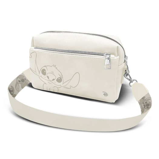 Bolsa tiracolo stitch Cream