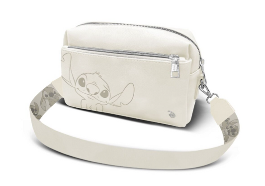 Bolsa tiracolo stitch Cream