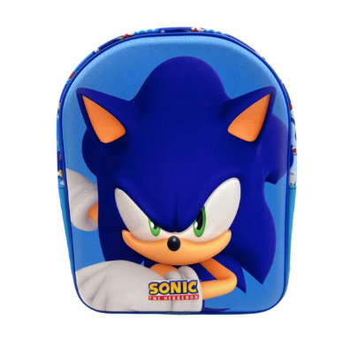 Mochila pré-escolar 3D Sonic