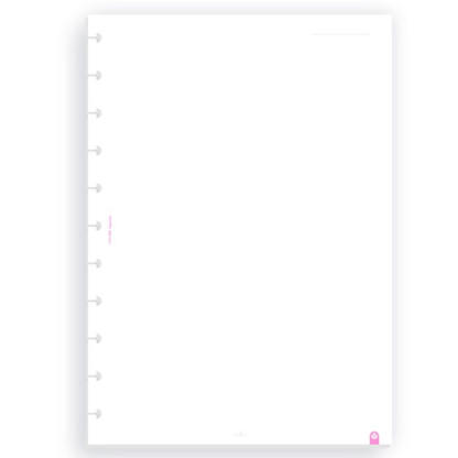 Recarga A4 P/Caderno Ingeniox Liso 50fl