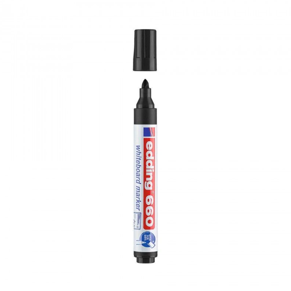 Marcador para quadro banco edding 660 Preto
