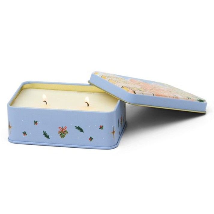 Vela lata de Natal 141g Vila de Natal - Pão de Gengibre e Baunilha