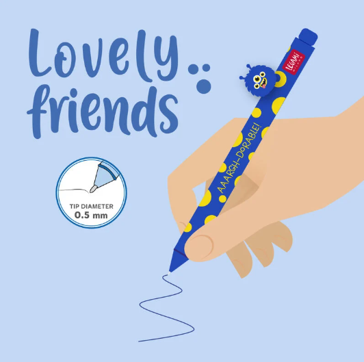 Caneta lovely friends legami Monster