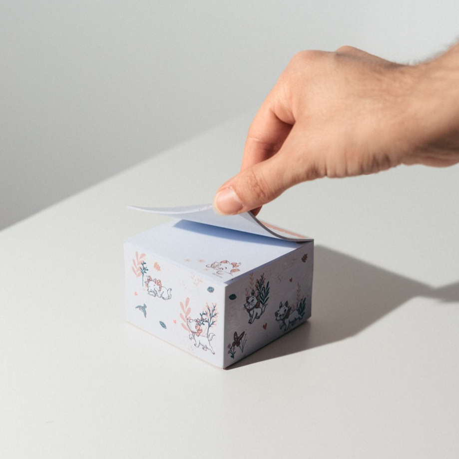 Bloco de notas bonjour Marie