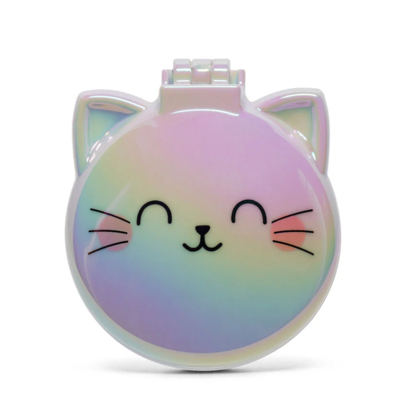 Escova de cabelo em forma de gatinho com espelho - Cabelo bonito - Legami