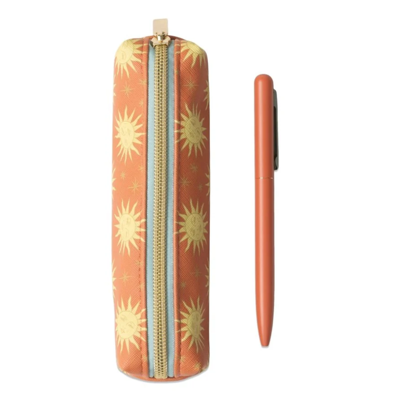 Conjunto Caneta e Estojo Terracota Sun – DesignWorks Ink