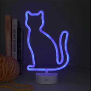 Lâmpada LED com efeito Néon Gato Legami