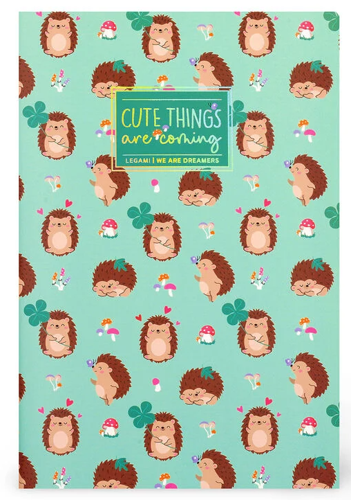 Caderno Legami A5 Liso - Hedgehog