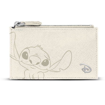 Porta cartões Stitch cream