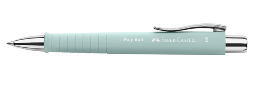 Caneta Esferográfica Retrátil FABER-CASTELL Poly Ball Xb Caribic blue