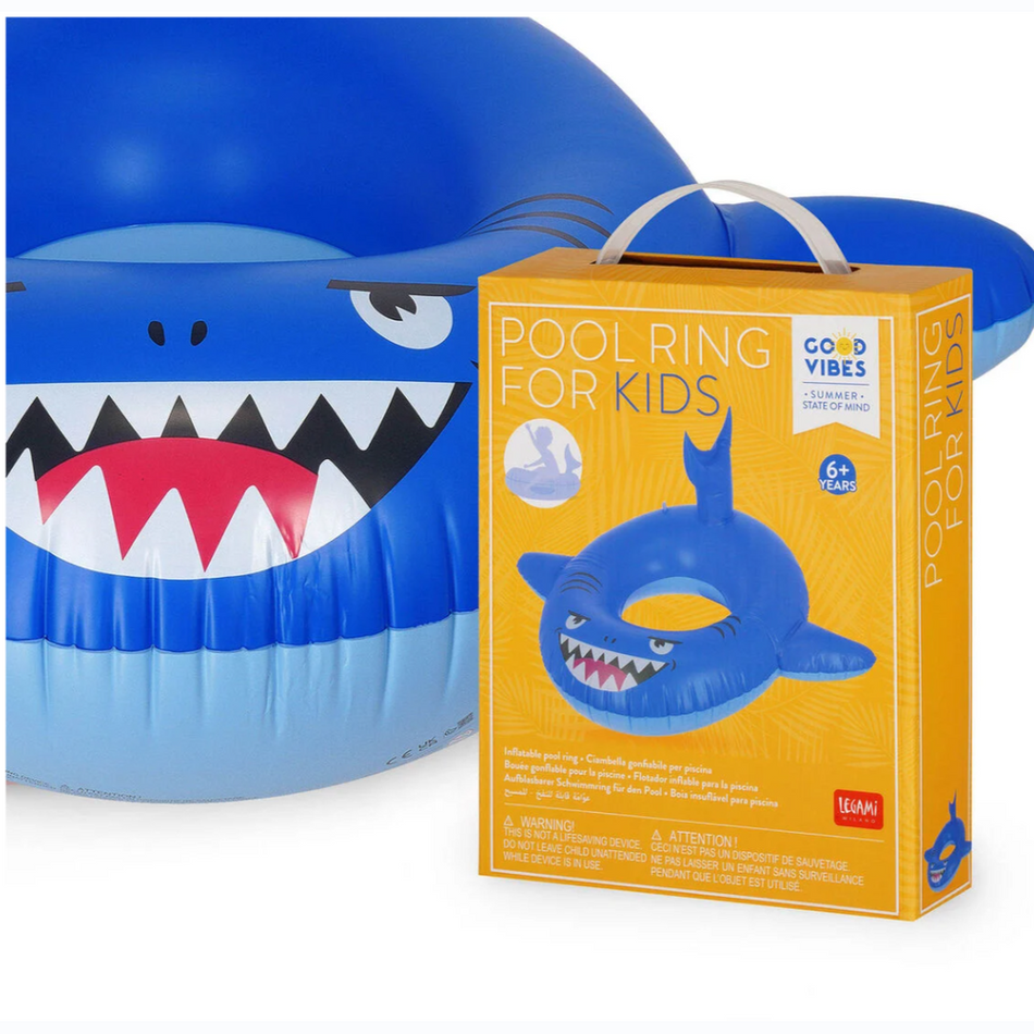 Bóia de piscina infantil - Tubarão - Legami