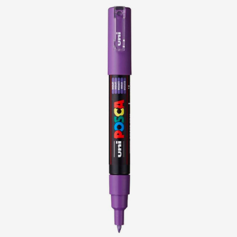 Marcador Uni Posca 1M Violeta 12