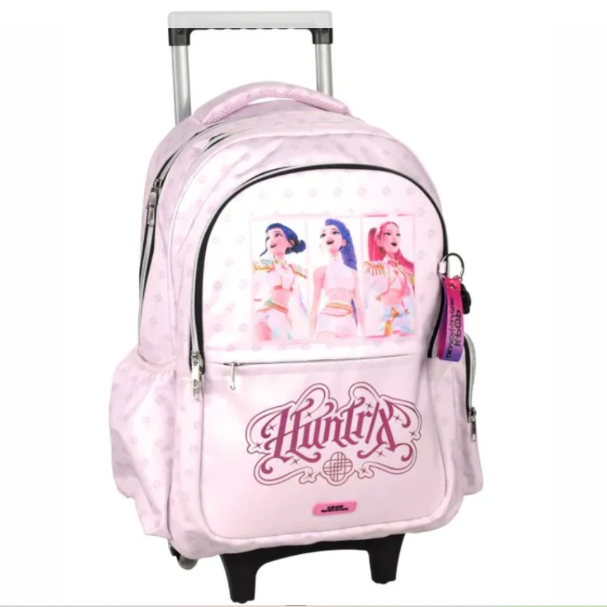 Conjunto Kpop Rosa - Trolley+Lancheira+Estojo