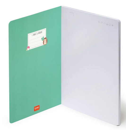 Caderno Legami A5 Liso - Hedgehog